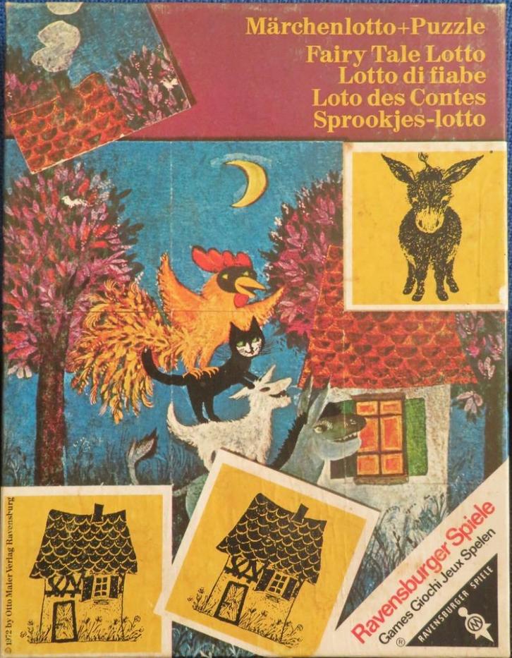 Sprookjeslotto- en puzzel, Kinderen en Baby's, Speelgoed | Educatief en Creatief, Zo goed als nieuw, Ophalen of Verzenden