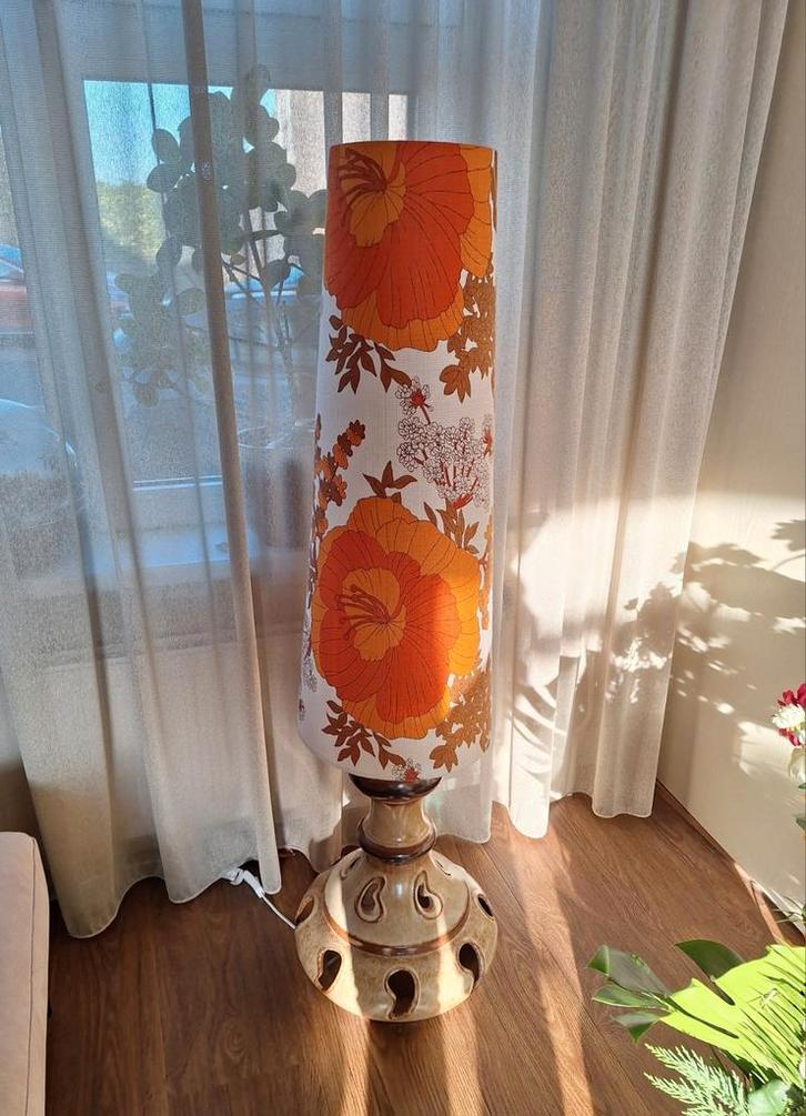 Vintage Lavalamp West Germany met nieuwe kap, Antiek en Kunst, Antiek | Lampen, Ophalen