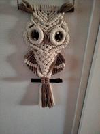 Mooi Macramé Uiltje Wandkleed Handgeknoopt, Ophalen of Verzenden, Nieuw