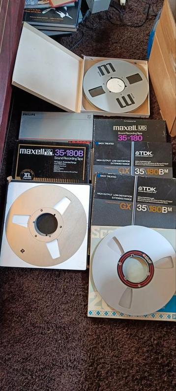 Spoelen banden Collectie - Maxell, TDK, BASF beschikbaar voor biedingen