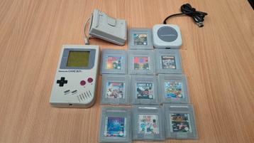Gameboy + 10 games  beschikbaar voor biedingen