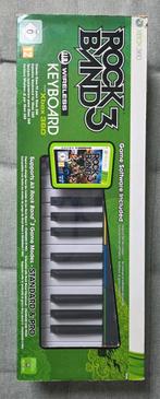Rock Band 3 Xbox 360 + Keyboard, Spelcomputers en Games, Games | Xbox 360, Online, Muziek, Gebruikt, Ophalen of Verzenden