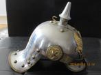 Originele Pruisische Pickelhaube helm zilverkleurig, Ophalen, Landmacht, Duitsland, Helm of Baret