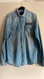 PME LEGEND DENIM OVERHEMD MAAT M, Kleding | Heren, Overhemden, Blauw, Zo goed als nieuw, Pme Legend, Halswijdte 39/40 (M)