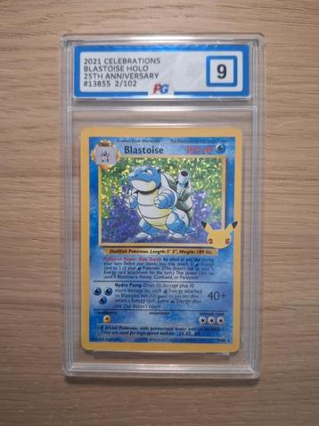Blastoise 2 PG 9 Celebrations beschikbaar voor biedingen