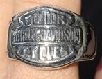 Herenring Harley-Davidson, Sieraden, Tassen en Uiterlijk, Ringen, Ophalen, Gebruikt, 20 of groter, IJzer of Staal