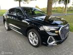 Audi Q3 Sportback 45 TFSI e I S Line I Navigatie I Trekhaak, Auto's, Stof, Gebruikt, Zwart, 150 pk
