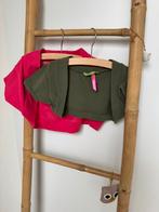 Meisjes vestje bolero groen HEMA en roze Jill, Kinderen en Baby's, Kinderkleding | Maat 134, Hema en Jill, Meisje, Trui of Vest