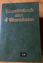 Woordenboek met 4 wereldtalen., Boeken, Woordenboeken, Ophalen of Verzenden, Zo goed als nieuw, Overige uitgevers