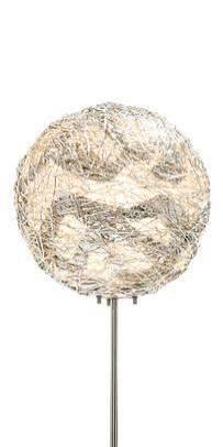 COCO Maison Mika vloerlamp Zilver, Huis en Inrichting, Lampen | Vloerlampen, Zo goed als nieuw, 150 tot 200 cm, Kunststof, Metaal