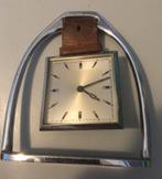 Antieke Paarden Stijgbeugel Klok - Gesigneerd, Antiek en Kunst, Antiek | Klokken, Ophalen of Verzenden