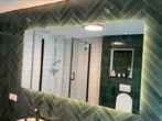 Badkamer spiegel met antivocht en LED verlichting 140x75 cm, 100 tot 150 cm, Verzenden, Overige typen, Nieuw