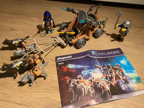 PLAYMOBIL Novelmore ridders met waterkanon en wolven - 70225, Kinderen en Baby's, Speelgoed | Playmobil, Gebruikt, Complete set