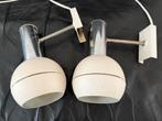 2 Vintage Wilko Eyeball Lampen - Space Age 70s, Ophalen, Gebruikt, Metaal