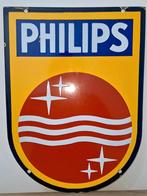 Emaille Philips bord (dubbelzijdig), Verzamelen, Merken en Reclamevoorwerpen, Ophalen of Verzenden, Reclamebord
