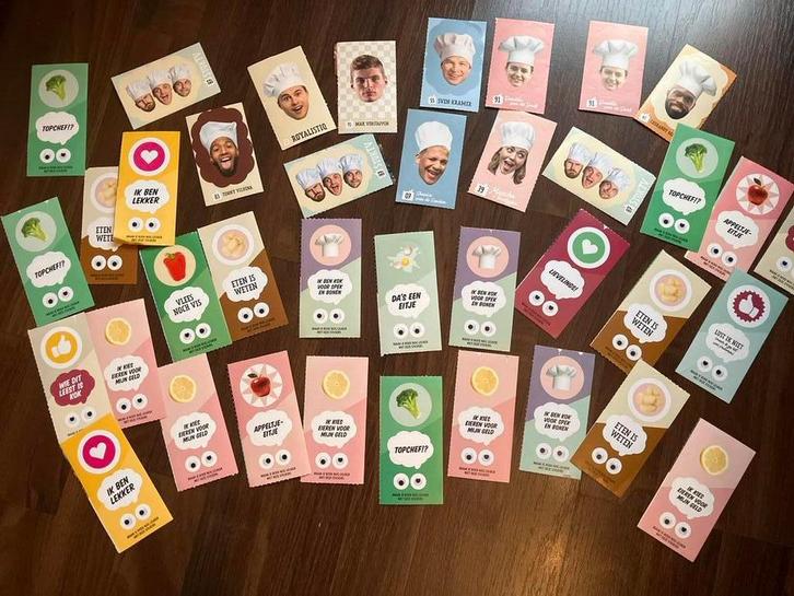 Leuke stickers helden in de keuken, Verzamelen, Supermarktacties, Ophalen of Verzenden