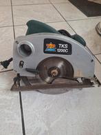 Topcraft cirkelzaag, Doe-het-zelf en Verbouw, Gereedschap | Zaagmachines, Ophalen, Cirkelzaag, Zo goed als nieuw, 30 tot 70 mm