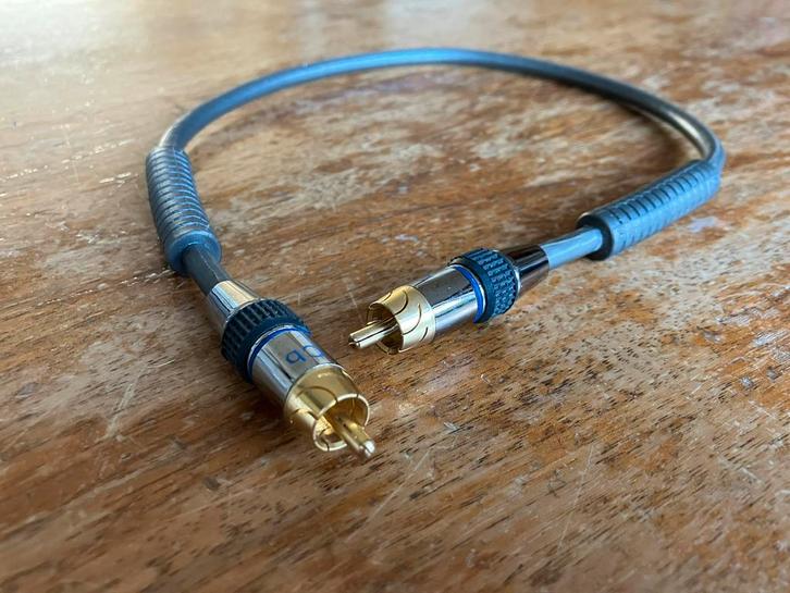 Goldkabel Professional Home Video Digitale Kabel 50cm, Audio, Tv en Foto, Audiokabels en Televisiekabels, Gebruikt, Coaxiale kabel