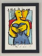 Herman Brood zeefdruk in lijst “als ik jou niet had”, Antiek en Kunst, Kunst | Schilderijen | Modern, Ophalen of Verzenden