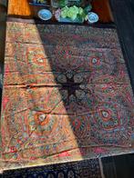 Vintage Kleurrijk Kleed met Paisley Motief, Ophalen of Verzenden, Overige maten, Sjaal