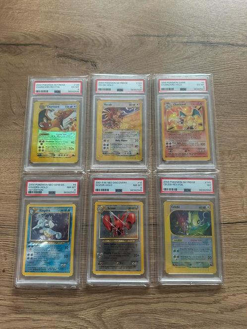 Pokemon High End Vintage Psa Slabs, Hobby en Vrije tijd, Verzamelkaartspellen | Pokémon, Zo goed als nieuw, Meerdere kaarten, Verzenden