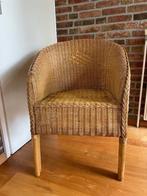 Stoel rotan vintage, Ophalen, Gebruikt, Bruin, Riet of Rotan