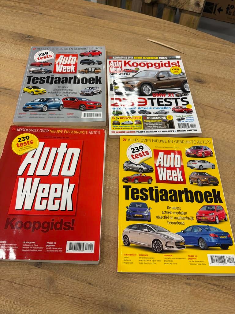 AutoWeek Testjaarboeken & Koopgidsen - Diverse Jaargangen, Verzamelen, Tijdschriften, Kranten en Knipsels, Tijdschrift, Nederland