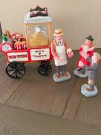 Lemax popcorn seller set, Diversen, Kerst, Ophalen of Verzenden, Zo goed als nieuw