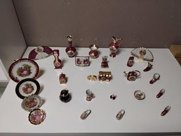 26 x Franse limoges porselein  beschikbaar voor biedingen