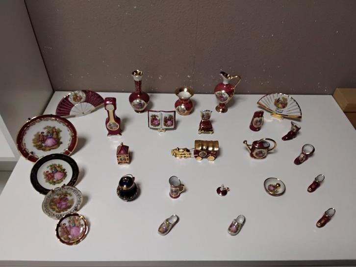 26 x Franse limoges porselein, Antiek en Kunst, Antiek | Porselein, Ophalen
