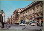 Palermo - Italie - Via Emerico Aman - oude autos -  Fiat, Ophalen of Verzenden, 1960 tot 1980, Gelopen, Italië