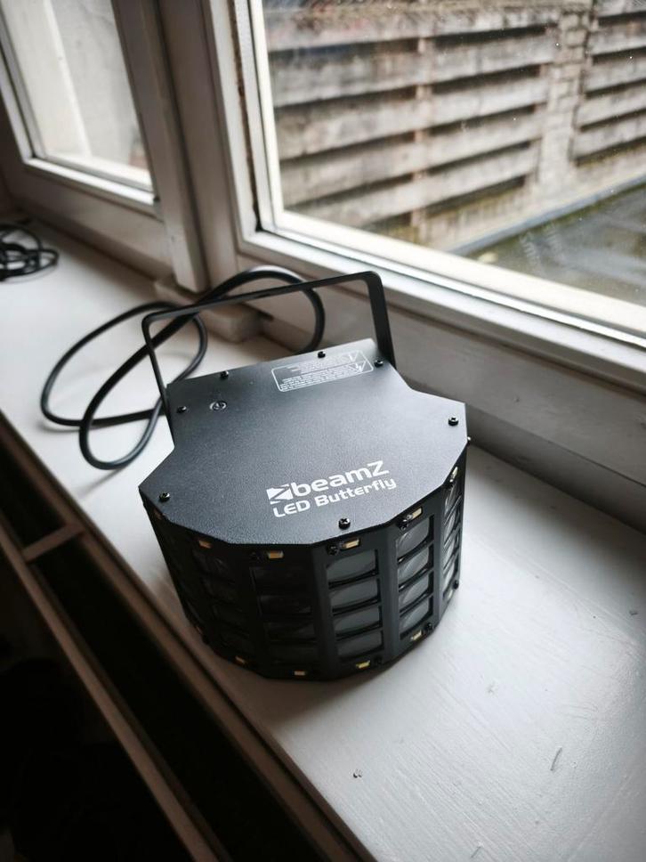 BeamZ LED Butterfly met stroboscoop, Muziek en Instrumenten, Licht en Laser, Zo goed als nieuw, Licht, Kleur, Stroboscoopeffect