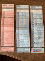 Drie ov strippenkaarten, Tickets en Kaartjes, Trein, Bus en Vliegtuig, Algemeen kaartje, Bus, Metro of Tram, Drie personen of meer
