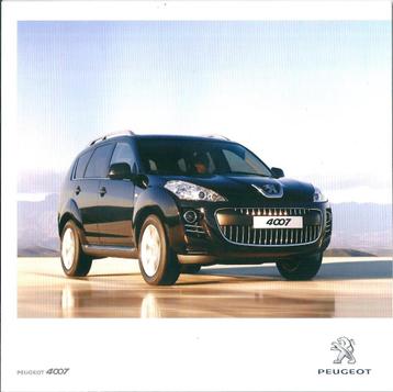 Brochure Peugeot 4007 Januari 2011 beschikbaar voor biedingen