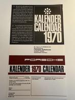 Tk: orginele coupon aanvragen kalender 1970 Porsche, Porsche, Ophalen of Verzenden, Zo goed als nieuw, Porsche