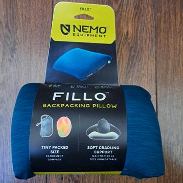 Het bekroonde Fillo-backpacking kussen heeft slim ontwerp  beschikbaar voor biedingen