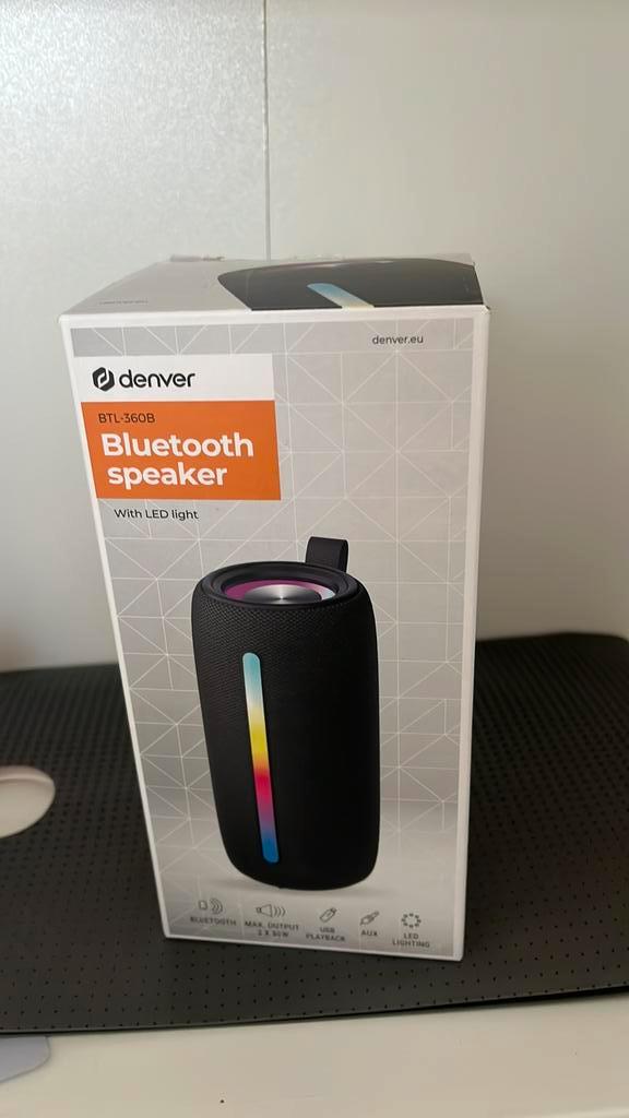 Denver BTL-360B, Audio, Tv en Foto, Luidsprekers, Zo goed als nieuw, Overige typen, Minder dan 60 watt, Overige merken, Ophalen