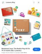 Lovevery - The Realist playkit - Full - 19-20-21 months, Ophalen, Zo goed als nieuw