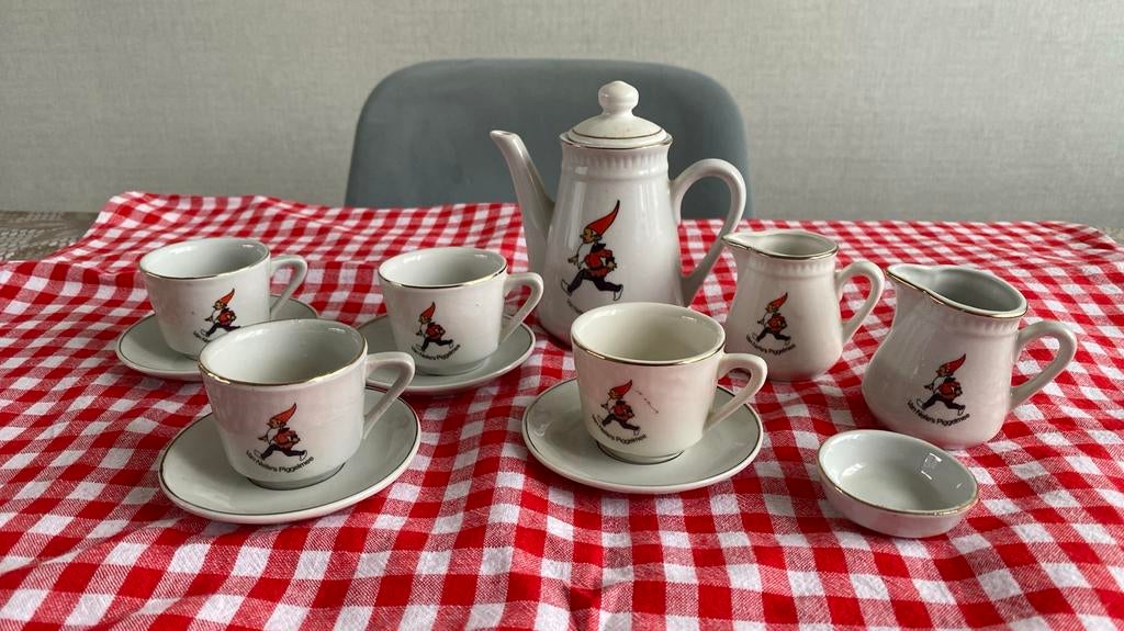 Piggelmee servies,  Van Nelle. Porselein, Ophalen of Verzenden, Gebruikt, Overige materialen, Speelkeuken-accessoire
