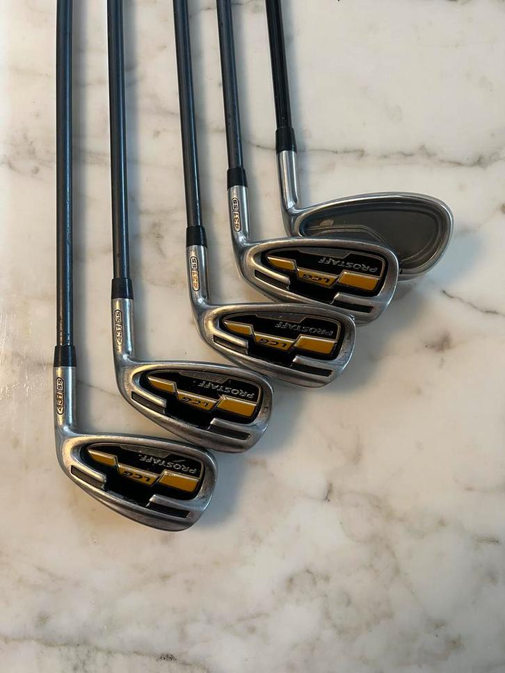 Golfclubs ijzersset Wilson Prostaff LCG 5 - 6 - 8 - P - S, Sport en Fitness, Golf, Gebruikt, Set, Overige merken, Ophalen