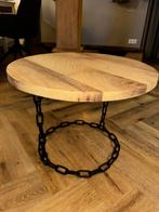 Unieke salontafel / bijzet-tafel, Huis en Inrichting, Tafels | Salontafels, 50 tot 100 cm, Nieuw, Minder dan 50 cm, Industrieel en landelijk