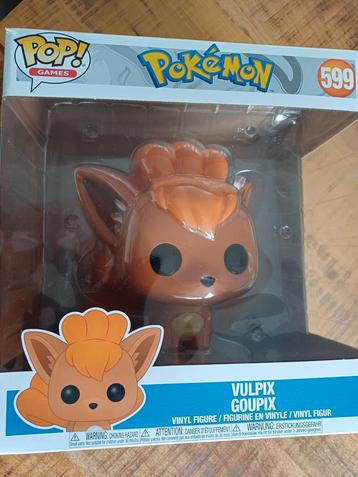 Funko Pop! Jumbo - Pokemon Vulpix #599   beschikbaar voor biedingen