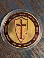 Tempeliers Munt - In Hoc Signo Vinces, Ophalen of Verzenden, Overige landen, Losse munt, Goud