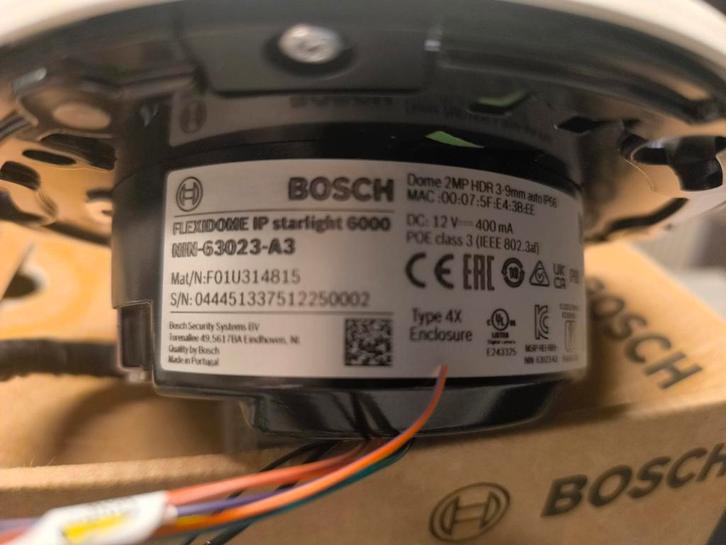 Bosch Flexidome IP Starlight 6000, Audio, Tv en Foto, Videobewaking, Nieuw, Buitencamera, Ophalen of Verzenden