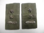 set Luitenant Kolonel rangen in plastic uitvoering, Verzamelen, Ophalen of Verzenden, Landmacht, Nederland, Embleem of Badge