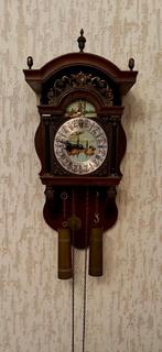 Prachtige wandklok eiken, Antiek en Kunst, Antiek | Klokken, Ophalen of Verzenden