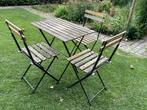 Bistro set, Ophalen