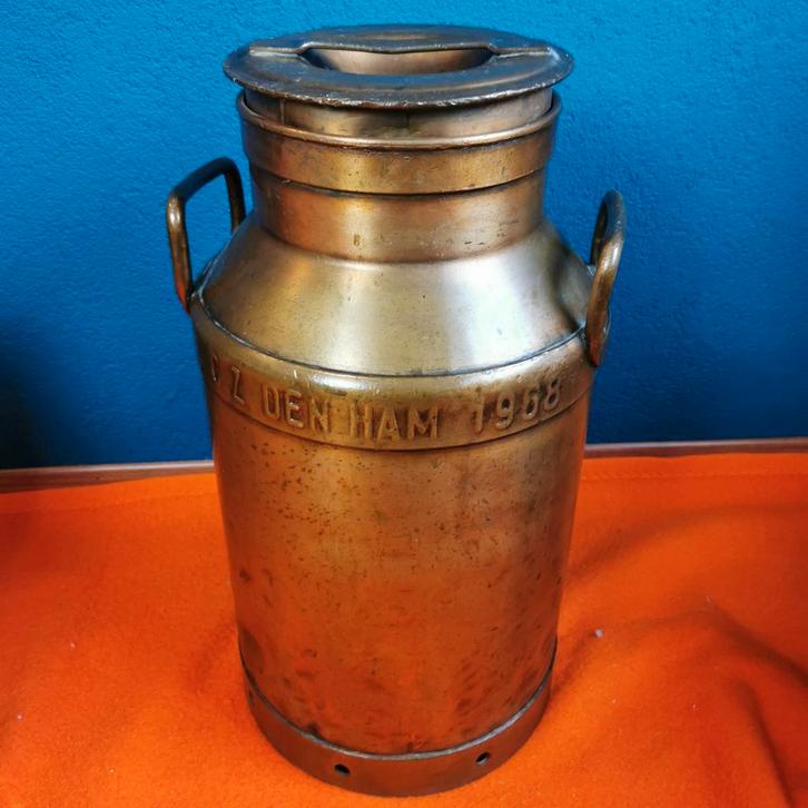 Oude Koperen Melkbus XXL koper zwaar ketel melk bus vintage, Antiek en Kunst, Antiek | Koper en Brons, Koper, Ophalen