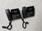 2x Yealink T42S VoIP telefoons PoE, Telecommunicatie, Ophalen of Verzenden, Gebruikt, Telefoon