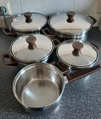 BK pannenset., Huis en Inrichting, Ophalen, Keramische plaat, Pannenset, Zo goed als nieuw